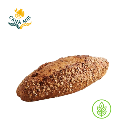 خبز القمح الكامل بالخميرة الطبيعية ومزيج البذور – 100% طبيعي