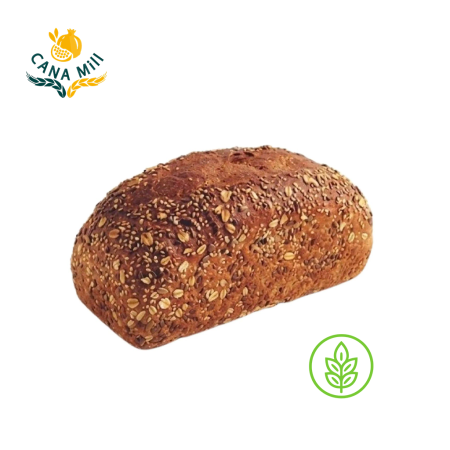 خبز ساندويش القمح الكامل بالخميرة الطبيعية والبذور – 100% طبيعي